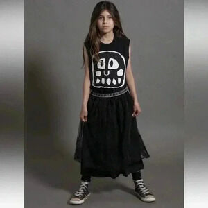 🆕Nununu Mega Rowdy Mask Tulle Dress Size 4-5